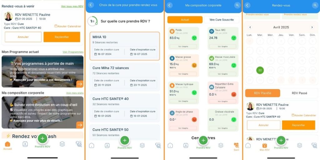 nouvelle application htc santé