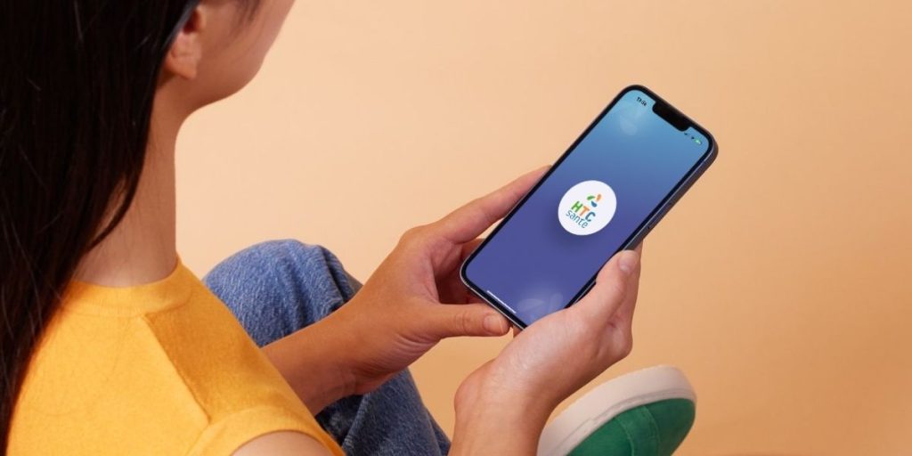 nouvelle application HTC Santé