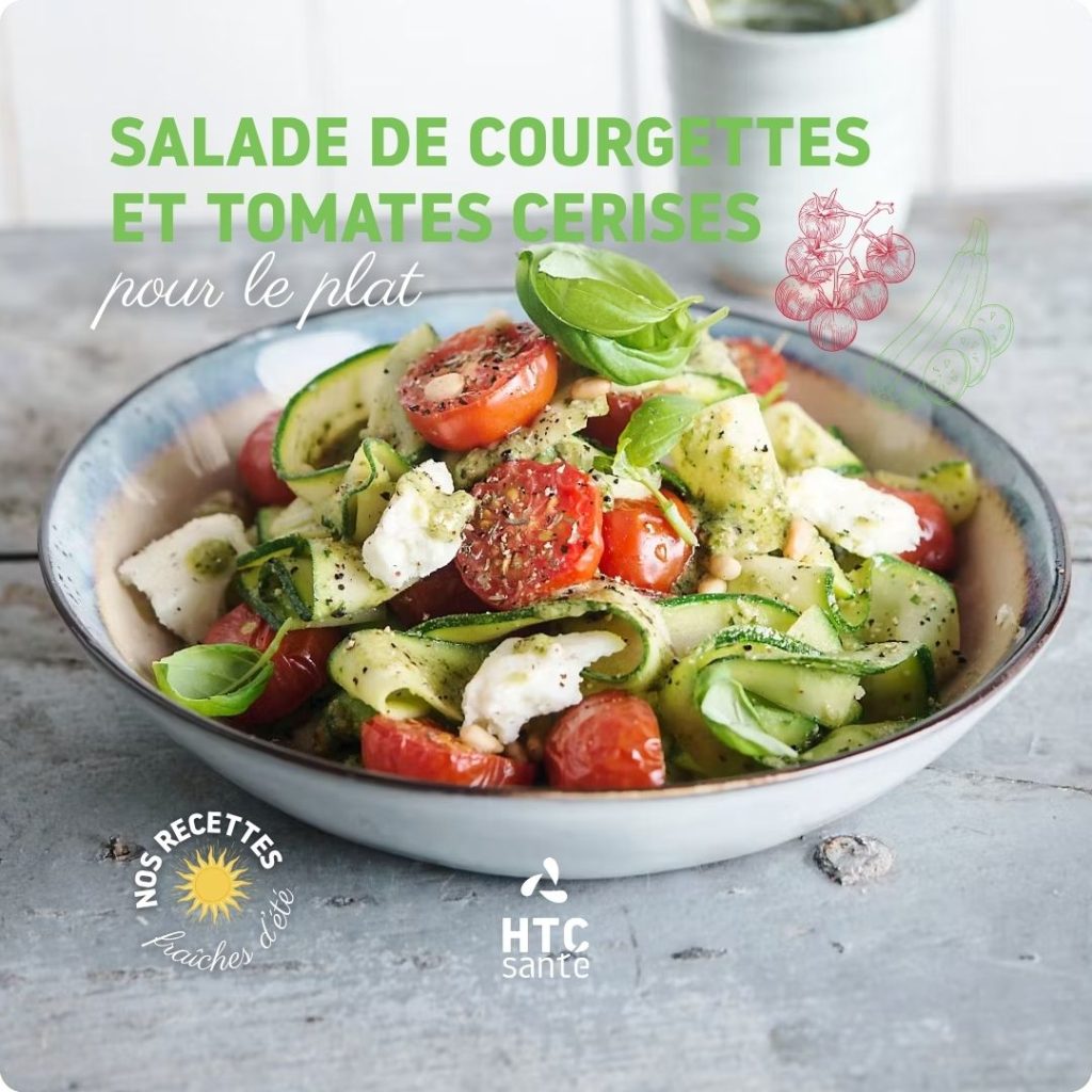 Salade de Courgettes et Tomates Cerises