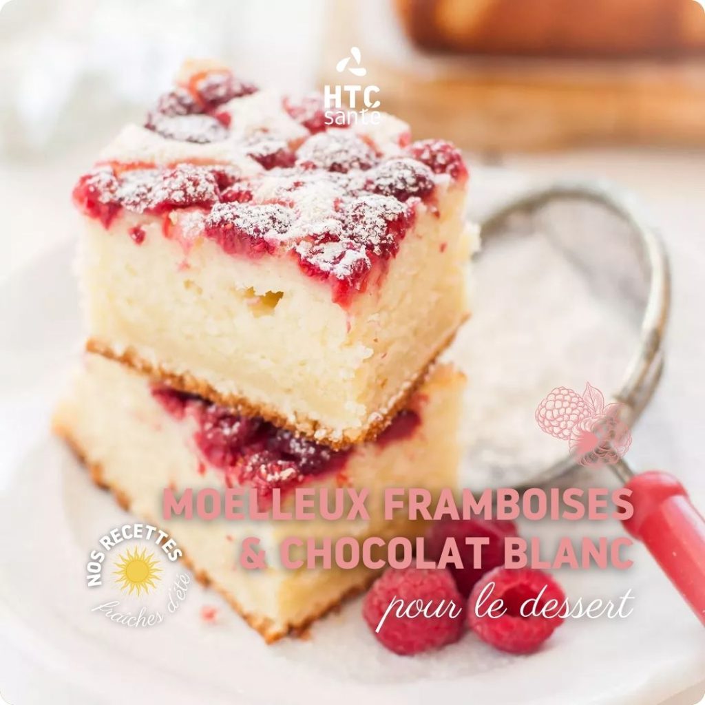 Moelleux Framboises & Chocolat Blanc : Douceur Légère pour Finir